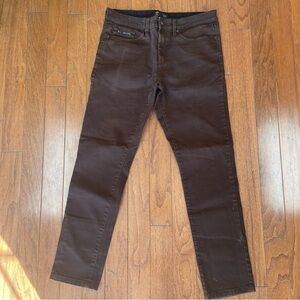 Fried Denim Slim Fit Men's Brown Jeans 34 X 32